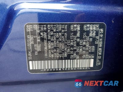 Zdjęcie 13 z 13 samochodu: 2023 NISSAN ROGUE SV VIN:JN8BT3BA6PW000961 - miniatura