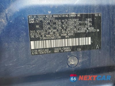 Zdjęcie 13 z 13 samochodu: 2010 TOYOTA RAV4 LIMITED VIN:2T3DK4DV2AW021390 - miniatura