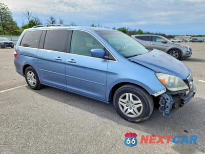 Czwarte zdjęcie samochodu z boku: 2007 HONDA ODYSSEY VIN:5FNRL38727B116359 - miniatura