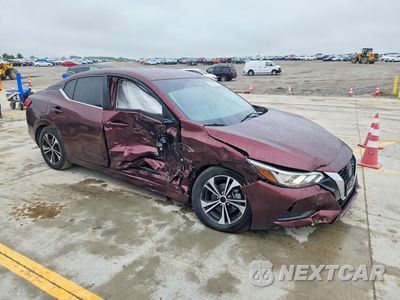 Czwarte zdjęcie samochodu z boku: 2022 NISSAN SENTRA SV VIN:3N1AB8CV4NY275231 - miniatura
