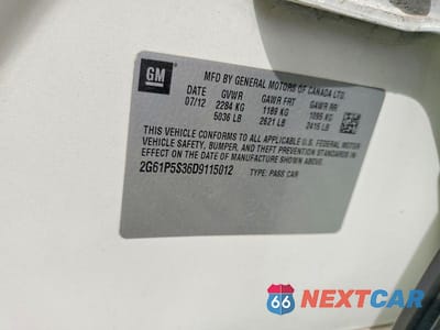 Zdjęcie 12 z 12 samochodu: 2013 CADILLAC XTS LUXURY COLLECTION VIN:2G61P5S36D9115012 - miniatura