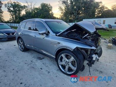 Czwarte zdjęcie samochodu z boku: 2021 GENESIS GV80 3.5T VIN:KMUHCESC3MU072143 - miniatura