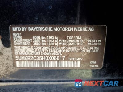 Zdjęcie 13 z 13 samochodu: 2017 BMW X5 SDRIVE35I VIN:5UXKR2C35H0X06617 - miniatura
