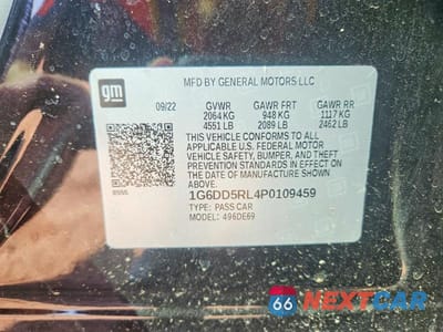 Zdjęcie 13 z 13 samochodu: 2023 CADILLAC CT4-V VIN:1G6DD5RL4P0109459 - miniatura