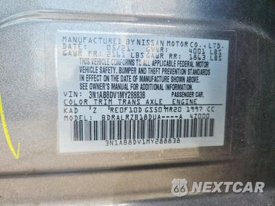 Zdjęcie 23 z 24 samochodu: 2021 NISSAN SENTRA SR VIN:3N1AB8DV1MY288838 - miniatura
