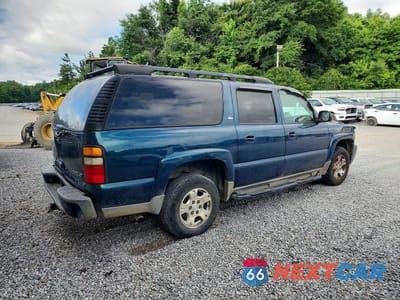 Trzecie zdjęcie samochodu z tyłu: 2005 CHEVROLET SUBURBAN K1500 VIN:3GNFK16Z45G158562 - miniatura