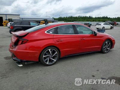 Trzecie zdjęcie samochodu z tyłu: 2021 HYUNDAI SONATA SEL PLUS VIN:5NPEJ4J28MH132944 - miniatura