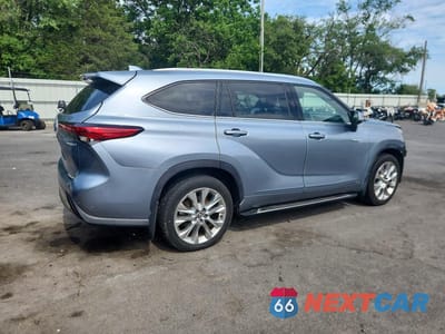 Trzecie zdjęcie samochodu z tyłu: 2020 TOYOTA HIGHLANDER HYBRID LIMITED VIN:5TDXBRCH4LS002009 - miniatura