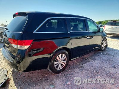 Trzecie zdjęcie samochodu z tyłu: 2015 HONDA ODYSSEY EXL VIN:5FNRL5H63FB018989 - miniatura