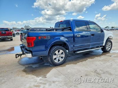 Trzecie zdjęcie samochodu z tyłu: 2019 FORD F150 SUPERCREW VIN:1FTEW1E4XKKE56729 - miniatura