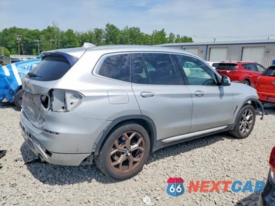 Trzecie zdjęcie samochodu z tyłu: 2021 BMW X3 XDRIVE30I VIN:5UXTY5C06M9F16316 - miniatura