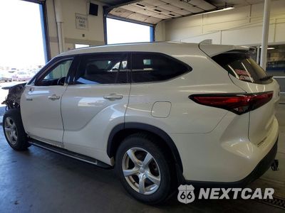 Drugie zdjęcie samochodu z przodu: 2020 TOYOTA HIGHLANDER HYBRID XLE VIN:5TDHBRCHXLS507038 - miniatura