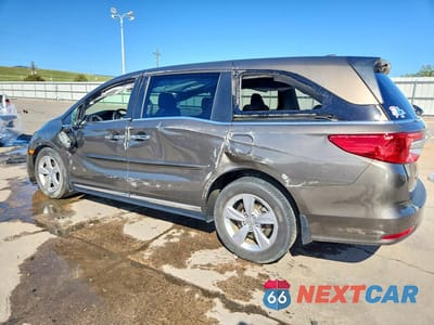 Drugie zdjęcie samochodu z przodu: 2019 HONDA ODYSSEY EXL VIN:5FNRL6H78KB017913 - miniatura