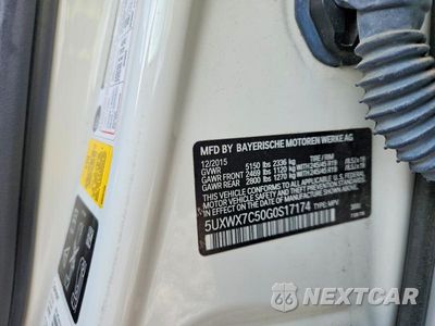 Zdjęcie 13 z 13 samochodu: 2016 BMW X3 XDRIVE35I VIN:5UXWX7C50G0S17174 - miniatura