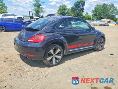 Trzecie zdjęcie samochodu z tyłu: 2012 VOLKSWAGEN BEETLE TURBO VIN:3VWVA7AT8CM665389 - miniatura