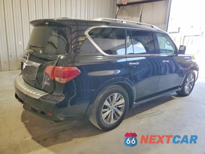 Trzecie zdjęcie samochodu z tyłu: 2016 INFINITI QX80 BASE VIN:JN8AZ2NE2G9121410 - miniatura