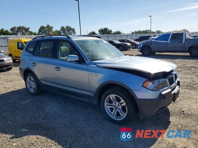 Czwarte zdjęcie samochodu z boku: 2005 BMW X3 3.0I VIN:WBXPA93425WD02236 - miniatura