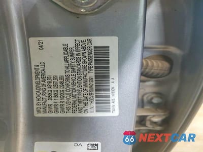 Zdjęcie 12 z 12 samochodu: 2021 HONDA ACCORD HYBRID VIN:1HGCV3F10MA012991 - miniatura