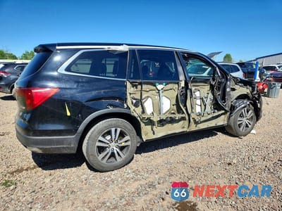 Trzecie zdjęcie samochodu z tyłu: 2018 HONDA PILOT EXL VIN:5FNYF6H89JB009426 - miniatura