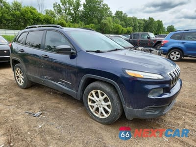 Czwarte zdjęcie samochodu z boku: 2016 JEEP CHEROKEE SPORT VIN:1C4PJLAB7GW303569 - miniatura