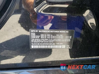 Zdjęcie 13 z 13 samochodu: 2024 BMW X6 XDRIVE40I VIN:5UX33EX04R9W08540 - miniatura