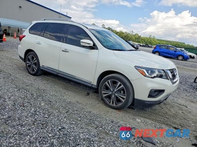 Czwarte zdjęcie samochodu z boku: 2019 NISSAN PATHFINDER PLATINUM VIN:5N1DR2MN9KC607570 - miniatura