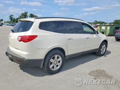 Trzecie zdjęcie samochodu z tyłu: 2012 CHEVROLET TRAVERSE LT VIN:1GNKRGEDXCJ322282 - miniatura