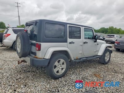 Trzecie zdjęcie samochodu z tyłu: 2012 JEEP WRANGLER UNLIMITED SAHARA VIN:1C4BJWEG7CL150012 - miniatura