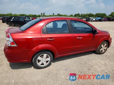 Trzecie zdjęcie samochodu z tyłu: 2010 CHEVROLET AVEO LS VIN:KL1TD5DE6AB082818 - miniatura
