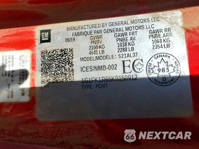Zdjęcie 12 z 12 samochodu: 2019 CHEV CAMARO VIN:1G1FK1R65K0150912 - miniatura