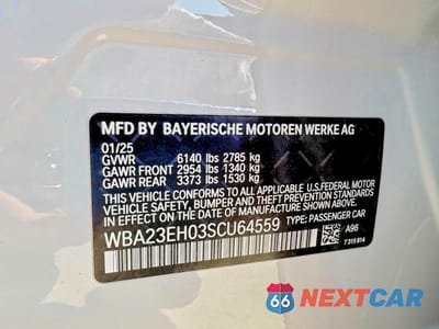Zdjęcie 10 z 10 samochodu: 2025 BMW 740 I VIN:WBA23EH03SCU64559 - miniatura