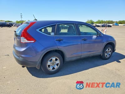 Trzecie zdjęcie samochodu z tyłu: 2013 HONDA CR-V LX VIN:5J6RM4H33DL000350 - miniatura