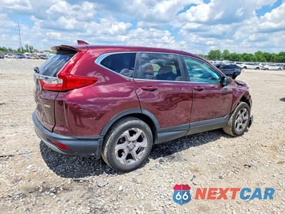 Trzecie zdjęcie samochodu z tyłu: 2019 HONDA CR-V EX VIN:7FARW2H56KE050332 - miniatura
