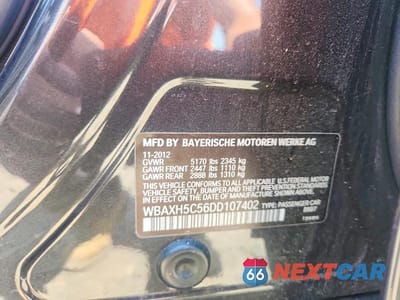 Zdjęcie 12 z 12 samochodu: 2013 BMW 528 XI VIN:WBAXH5C56DD107402 - miniatura