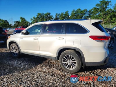 Drugie zdjęcie samochodu z przodu: 2019 TOYOTA HIGHLANDER HYBRID XLE VIN:5TDJGRFH5KS076816 - miniatura