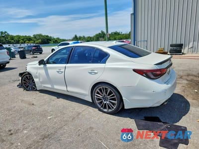 Drugie zdjęcie samochodu z przodu: 2021 INFINITI Q50 RED SPORT 400 VIN:JN1FV7DP9MM850142 - miniatura