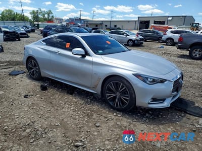 Czwarte zdjęcie samochodu z boku: 2018 INFINITI Q60 3.0T LUXE VIN:JN1EV7EL8JM392841 - miniatura