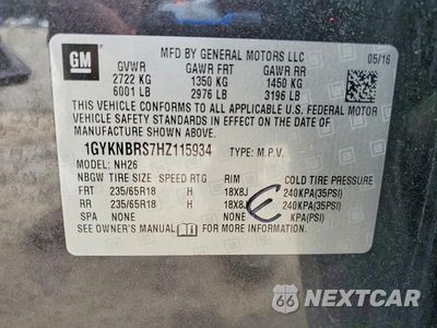 Zdjęcie 14 z 14 samochodu: 2017 CADILLAC XT5 LUXURY VIN:1GYKNBRS7HZ115934 - miniatura