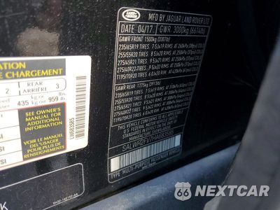 Zdjęcie 13 z 13 samochodu: 2017 LAND ROVER RANGE ROVER SPORT HSE VIN:SALWR2FV7HA683585 - miniatura