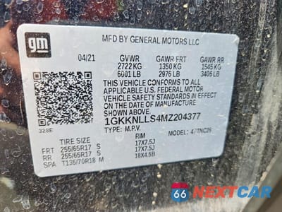 Zdjęcie 13 z 13 samochodu: 2021 GMC ACADIA AT4 VIN:1GKKNLLS4MZ204377 - miniatura