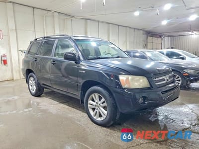 Czwarte zdjęcie samochodu z boku: 2006 TOYOTA HIGHLANDER HYBRID VIN:JTEEW21A060005050 - miniatura