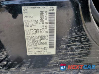 Zdjęcie 13 z 13 samochodu: 2018 NISSAN MURANO S VIN:5N1AZ2MG9JN161167 - miniatura