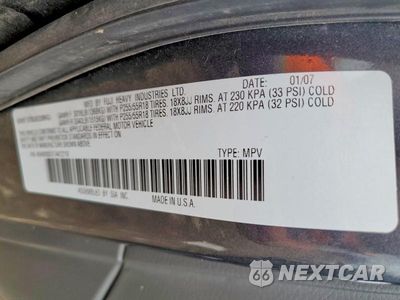 Zdjęcie 13 z 13 samochodu: 2007 SUBARU B9 TRIBECA 3.0 H6 VIN:4S4WX85D174412118 - miniatura