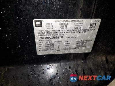 Zdjęcie 14 z 14 samochodu: 2015 CADILLAC ESCALADE PREMIUM VIN:1GYS4NKJXFR610292 - miniatura