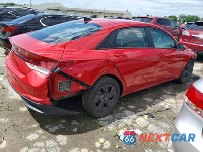 Trzecie zdjęcie samochodu z tyłu: 2021 HYUNDAI ELANTRA SEL VIN:5NPLM4AG0MH018835 - miniatura