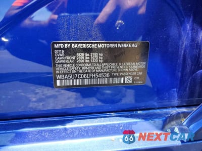 Zdjęcie 12 z 12 samochodu: 2020 BMW M340I VIN:WBA5U7C06LFH54536 - miniatura