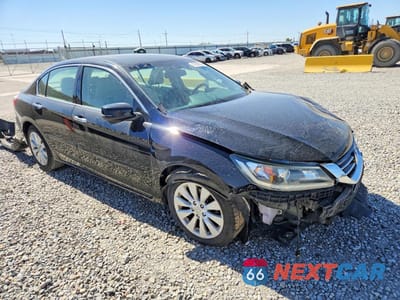 Czwarte zdjęcie samochodu z boku: 2013 HONDA ACCORD EXL VIN:1HGCR3F8XDA012319 - miniatura