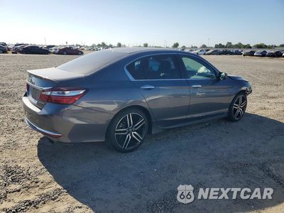 Trzecie zdjęcie samochodu z tyłu: 2017 HONDA ACCORD SPORT VIN:1HGCR2F57HA093690 - miniatura