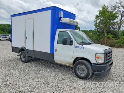 Czwarte zdjęcie samochodu z boku: 2024 FORD E350 REFRIGERATED BOX TRUCK VIN:1FDWE3FN7RDD00782 - miniatura