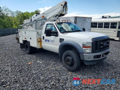 Czwarte zdjęcie samochodu z boku: 2009 FORD F450 SUPER DUTY BUCKET TRUCK VIN:1FDAF46Y29EA10631 - miniatura